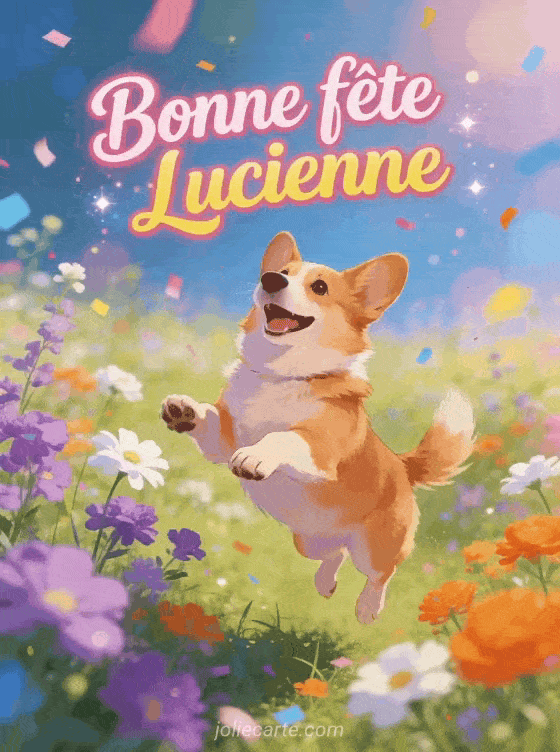 Bonne fête Lucienne - Lucienne gif bonne fete gratuit