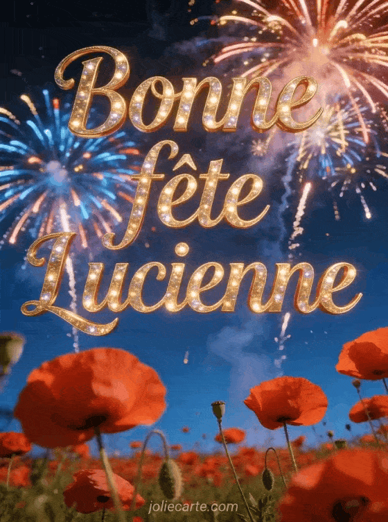 Bonne fête Lucienne - Lucienne bonne fete image