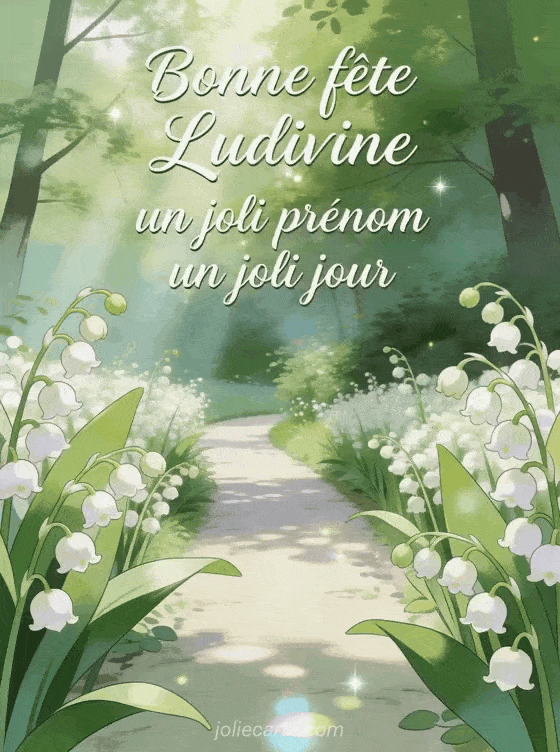 Bonne fête Ludivine - Fete sainte ludivine