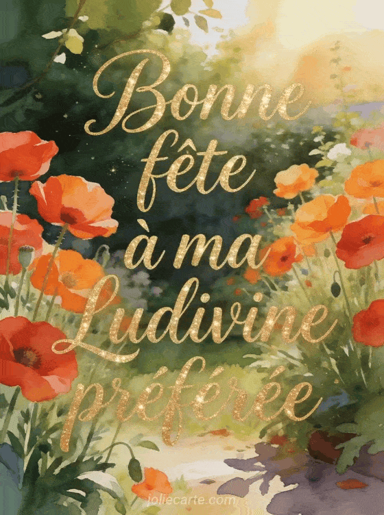 Bonne fête Ludivine - Bonne fete ludivine fleurs