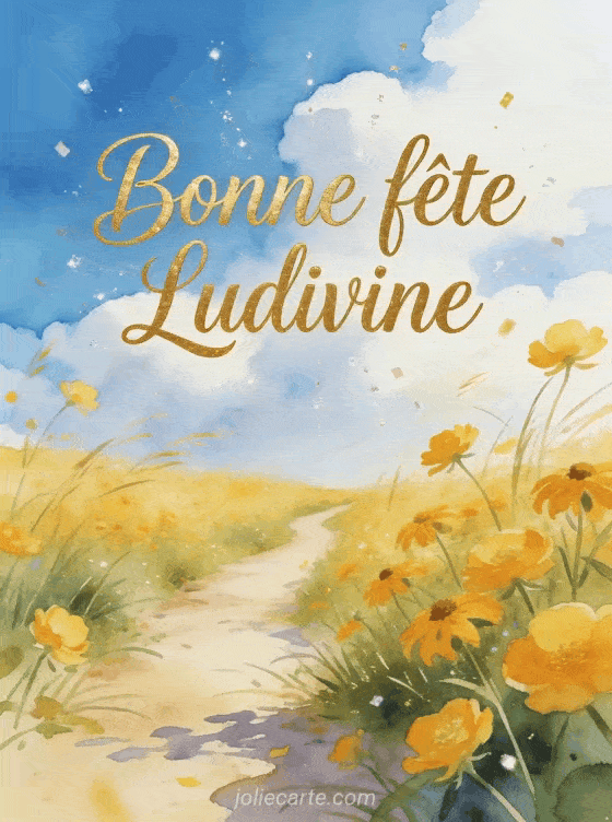 Bonne fête Ludivine - Bonne fete ludivine gif anime