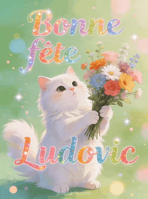 Bonne fête Ludovic - Ludovic gif bonne fete