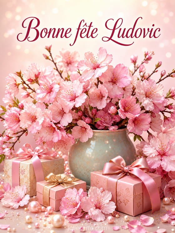 Carte bonne fête Ludovic