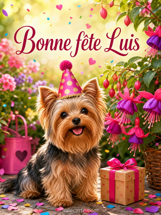 Carte bonne fĂȘte Luis