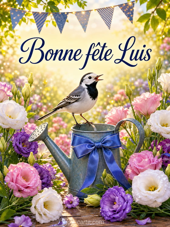 Carte bonne fĂȘte Luis