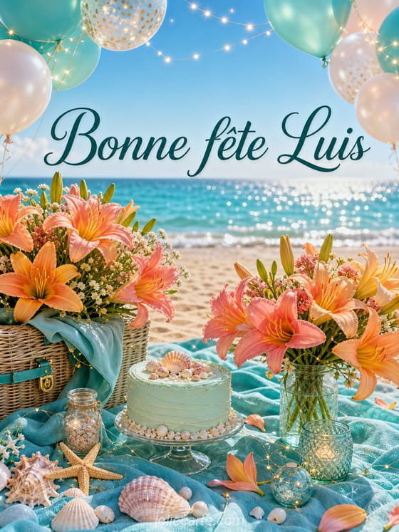Carte bonne fĂȘte Luis