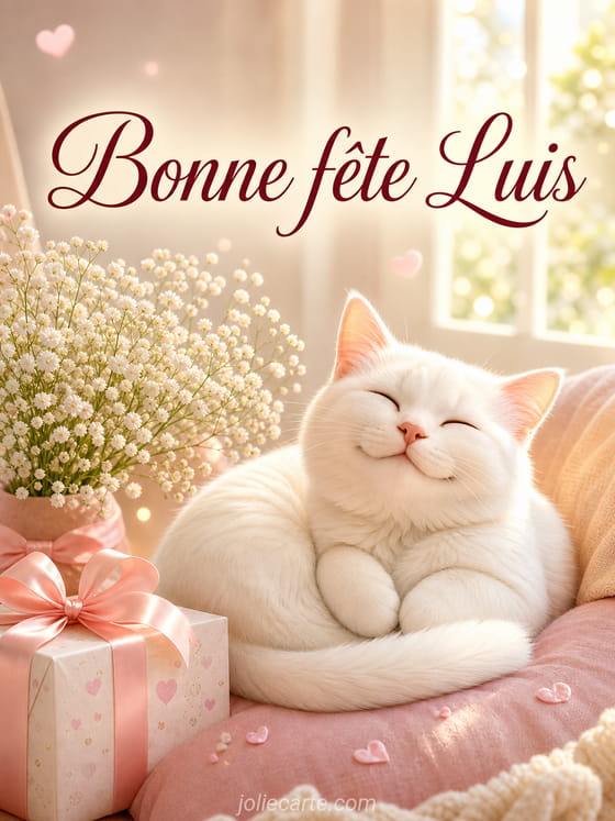 Carte bonne fĂȘte Luis