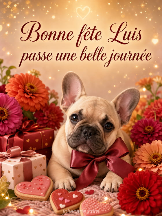 Carte bonne fĂȘte Luis