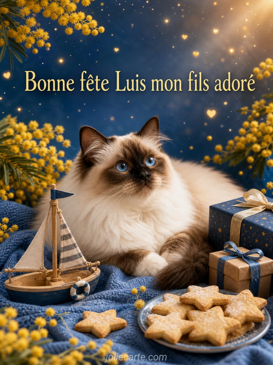 Carte bonne fĂȘte Luis