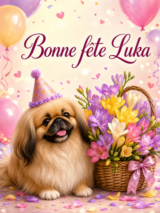 Carte bonne fĂȘte Luka
