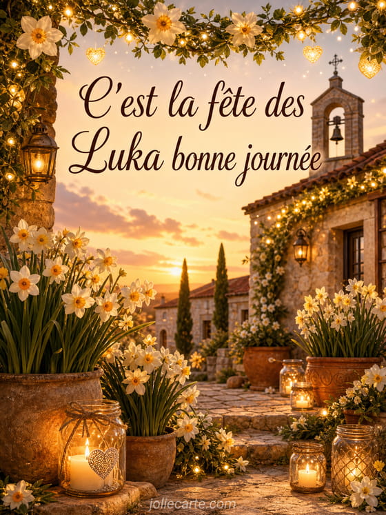 Carte bonne fĂȘte Luka