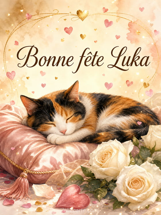 Carte bonne fĂȘte Luka