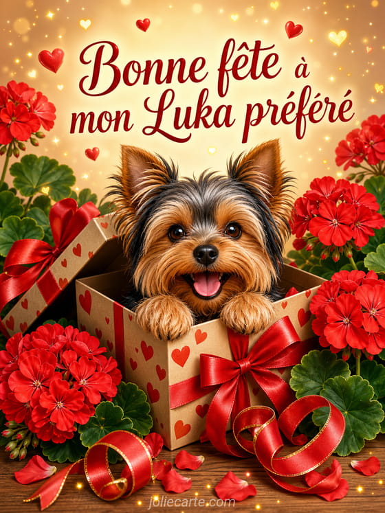 Carte bonne fĂȘte Luka