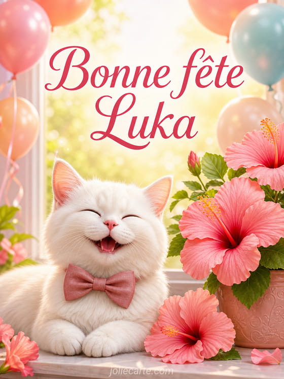 Carte bonne fĂȘte Luka