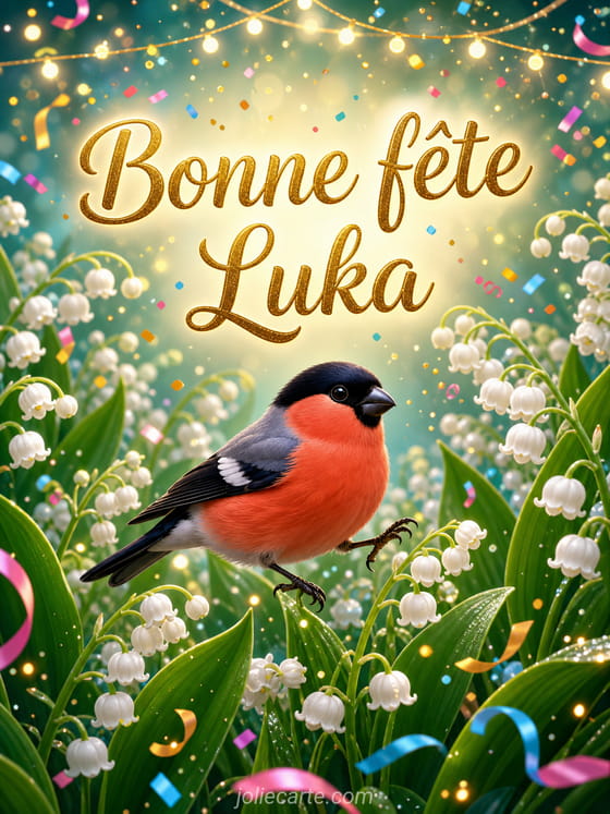 Carte bonne fĂȘte Luka