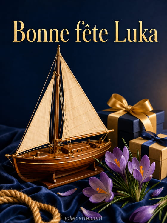 Carte bonne fĂȘte Luka