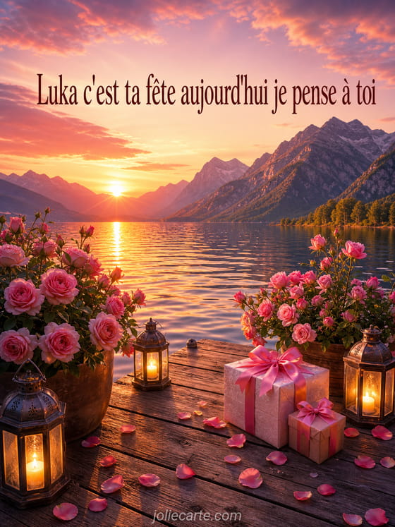 Carte bonne fĂȘte Luka