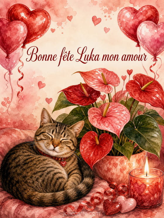 Carte bonne fĂȘte Luka