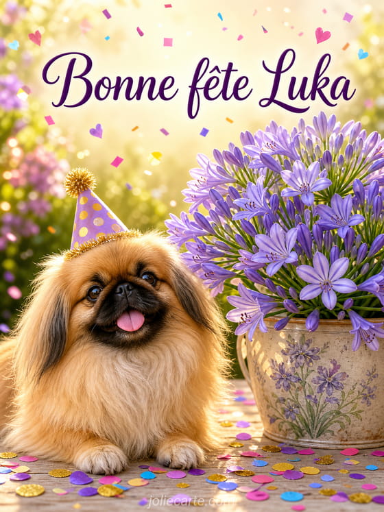Carte bonne fĂȘte Luka