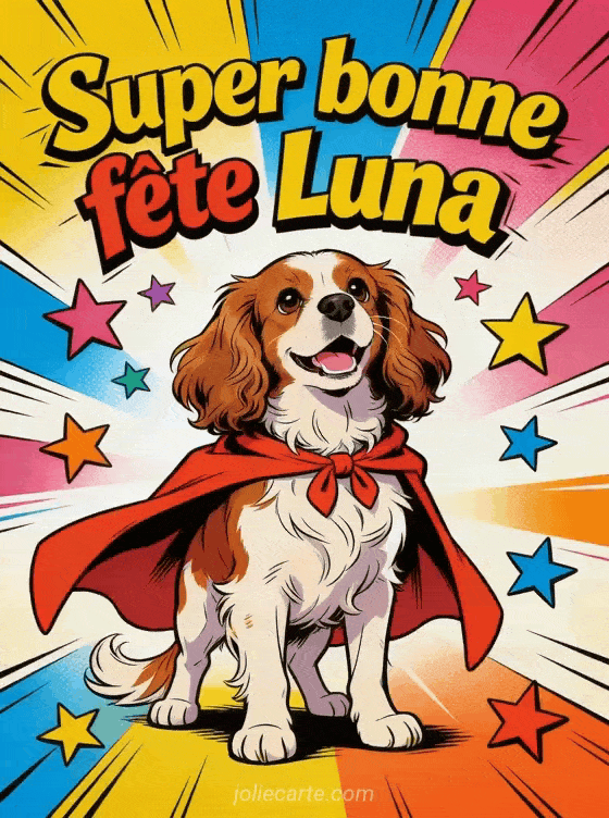 Bonne fête Luna - Luna gif bonne fete gratuit