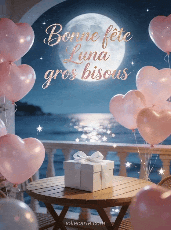 Bonne fête Luna - Bonne fete luna gros bisous