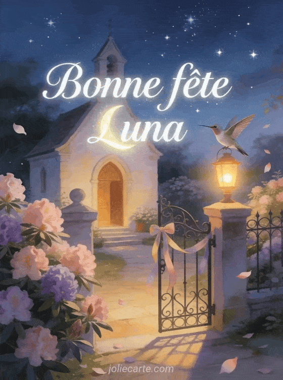 Bonne fête Luna - Fete ste luna