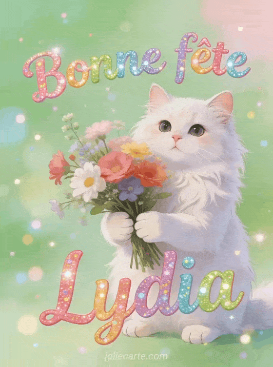 Bonne fête Lydia - Lydia gif bonne fete