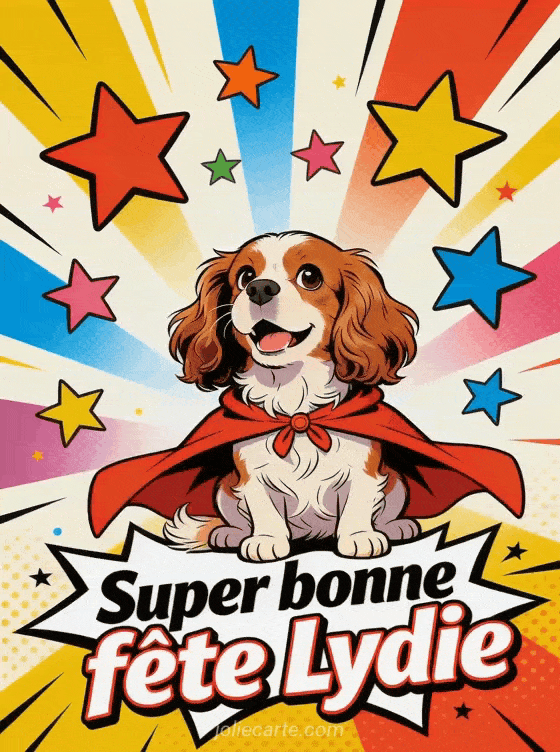 Bonne fête Lydie - Lydie gif bonne fete gratuit