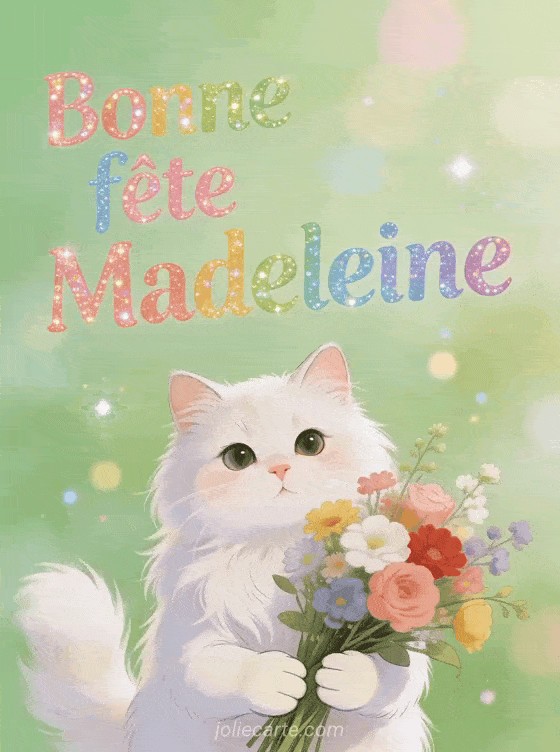 Bonne fête Madeleine - Madeleine gif bonne fete