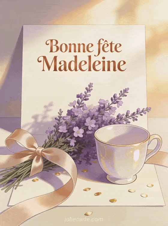 Bonne fête Madeleine - Carte bonne fete madeleine