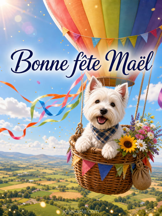 Carte bonne fĂȘte MaĂ«l