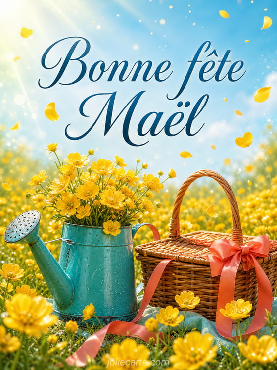 Carte bonne fĂȘte MaĂ«l