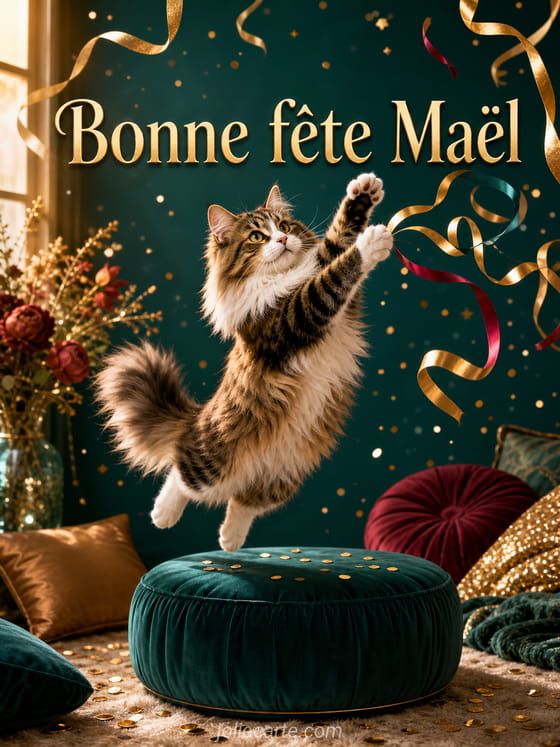 Carte bonne fĂȘte MaĂ«l