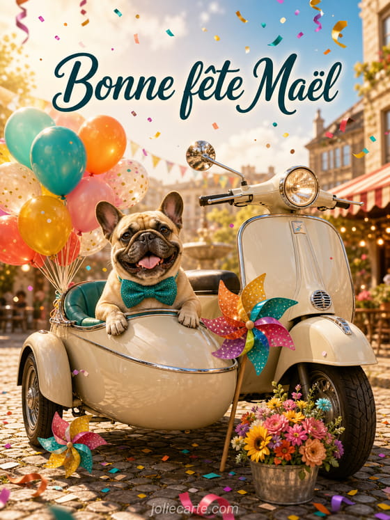 Carte bonne fĂȘte MaĂ«l