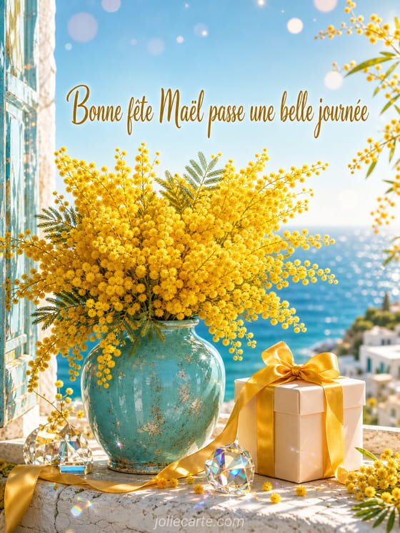 Carte bonne fĂȘte MaĂ«l