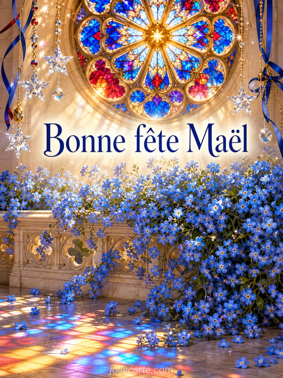 Carte bonne fĂȘte MaĂ«l