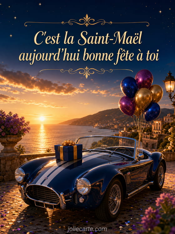 Carte bonne fĂȘte MaĂ«l