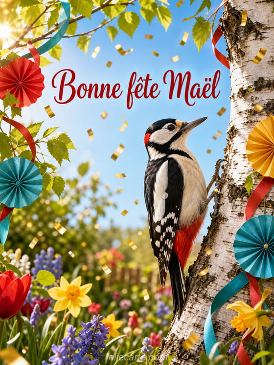 Carte bonne fĂȘte MaĂ«l
