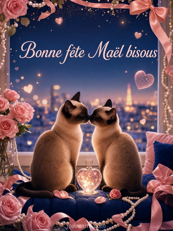 Carte bonne fĂȘte MaĂ«l
