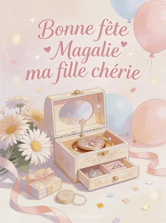Bonne fête Magalie - Bonne fete magalie ma fille