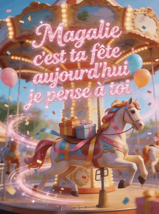 Bonne fête Magalie - Bonne fete magalie gif anime
