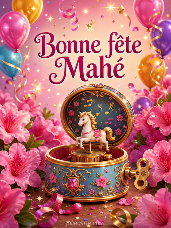 Carte bonne fĂȘte MahĂ©