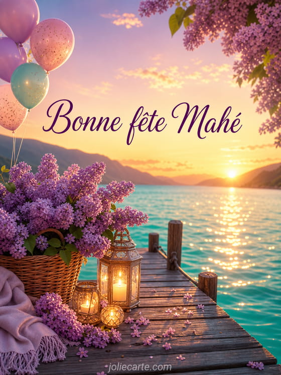 Carte bonne fĂȘte MahĂ©