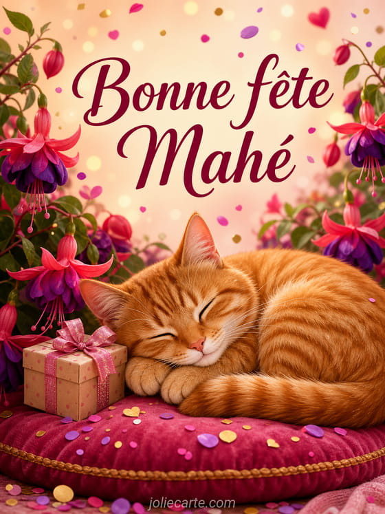 Carte bonne fĂȘte MahĂ©
