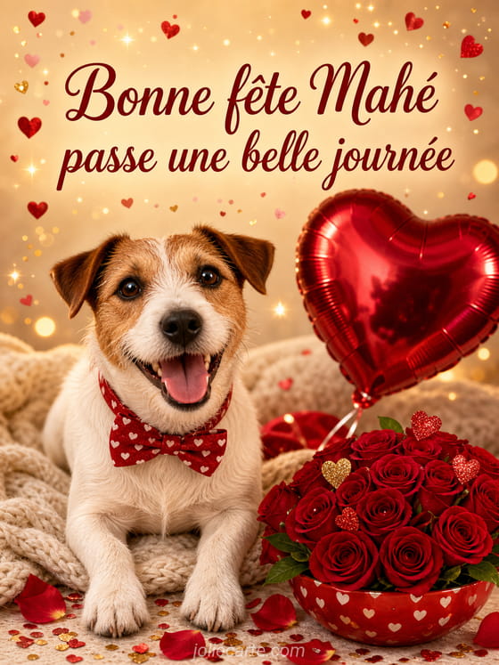 Carte bonne fĂȘte MahĂ©