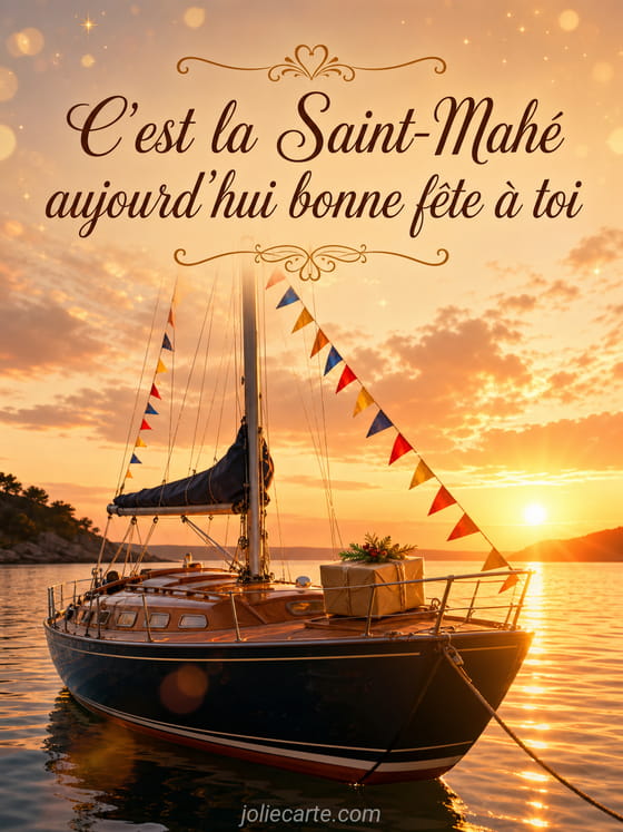 Carte bonne fĂȘte MahĂ©