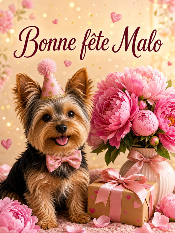 Carte bonne fĂȘte Malo