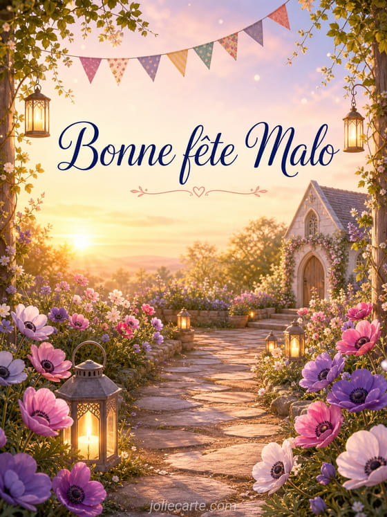 Carte bonne fĂȘte Malo