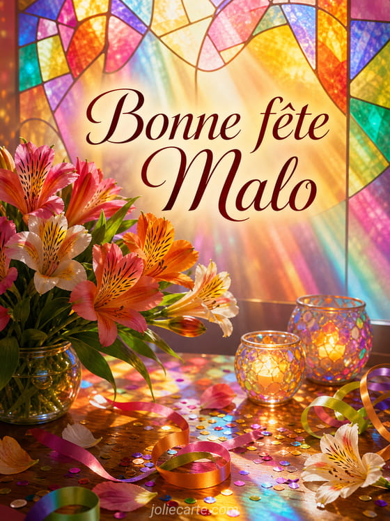 Carte bonne fĂȘte Malo