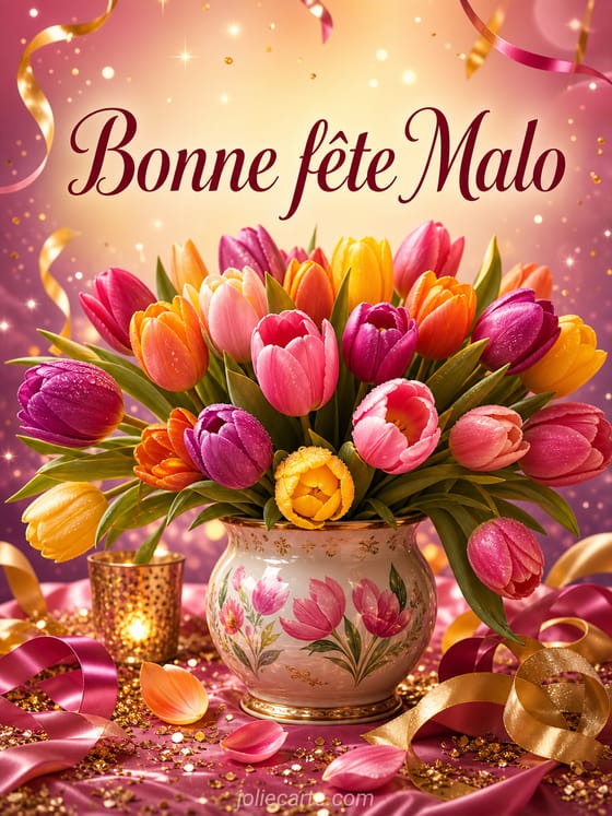 Carte bonne fĂȘte Malo